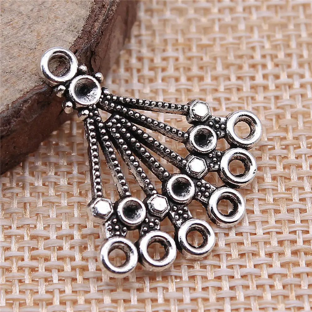 

Accesories Porous Earring Connector Jewelry Making 27x24mm 10pcs