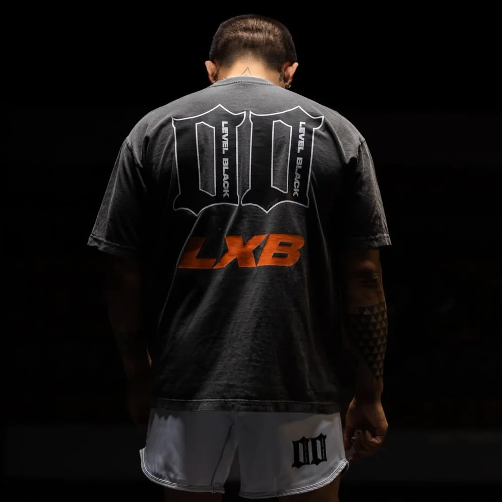 Mens Vintage Running T-Shirt Premium Cotton Athletic Workout Tee Oversized Streetwear Sport Tops LXB Graphic Training Gym Shirts