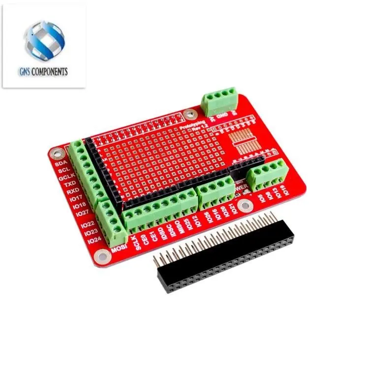 Prototyping Expansion Shield Board For Raspberry Pi 2 board B and Raspberry Pi 3 board B