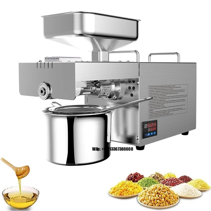 Cold Coconut Peanut Seed Extractor Sunflower Palm Oil Processor Oil Press