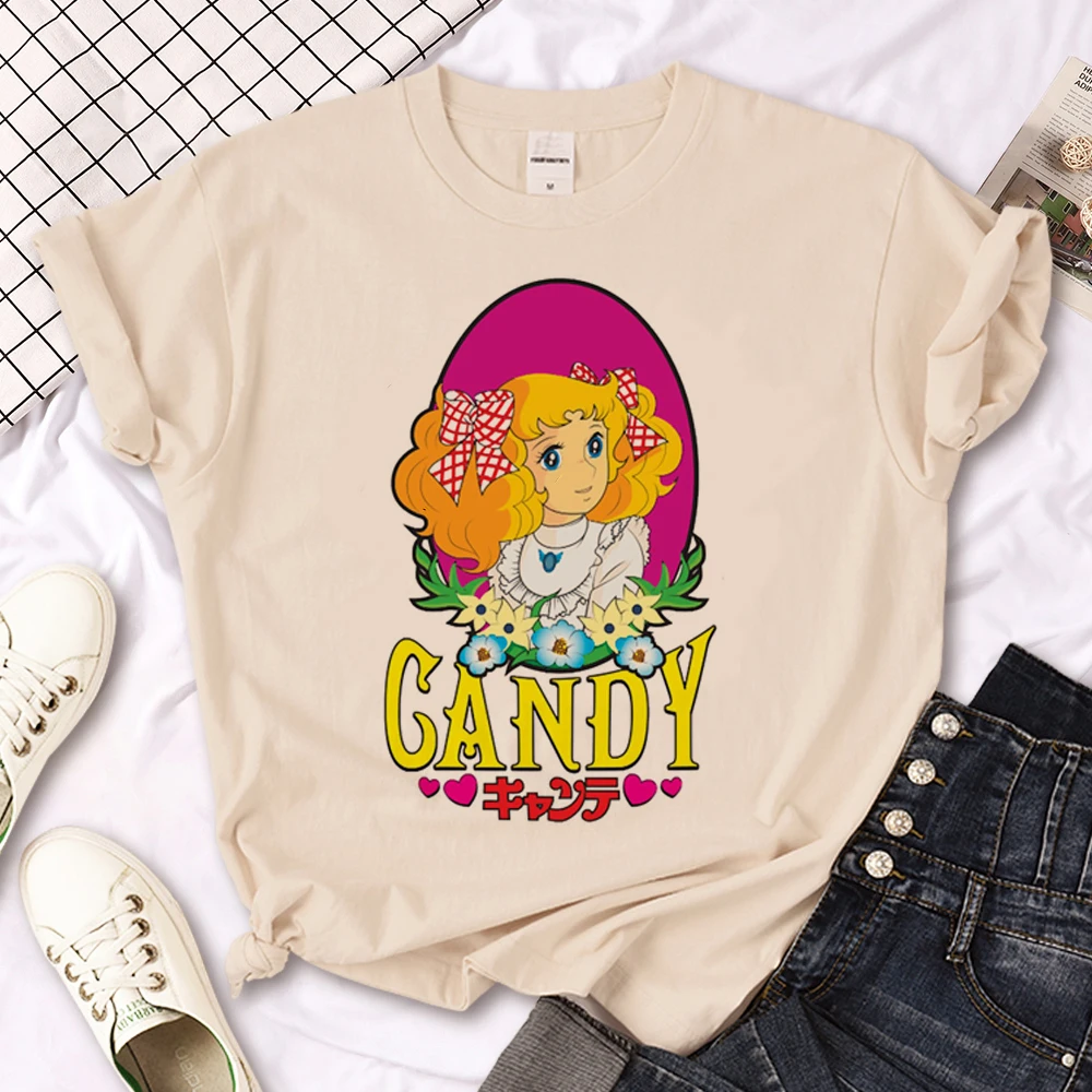 Candy Candy t-shirts women graphic manga anime t shirt girl anime Japanese clothes