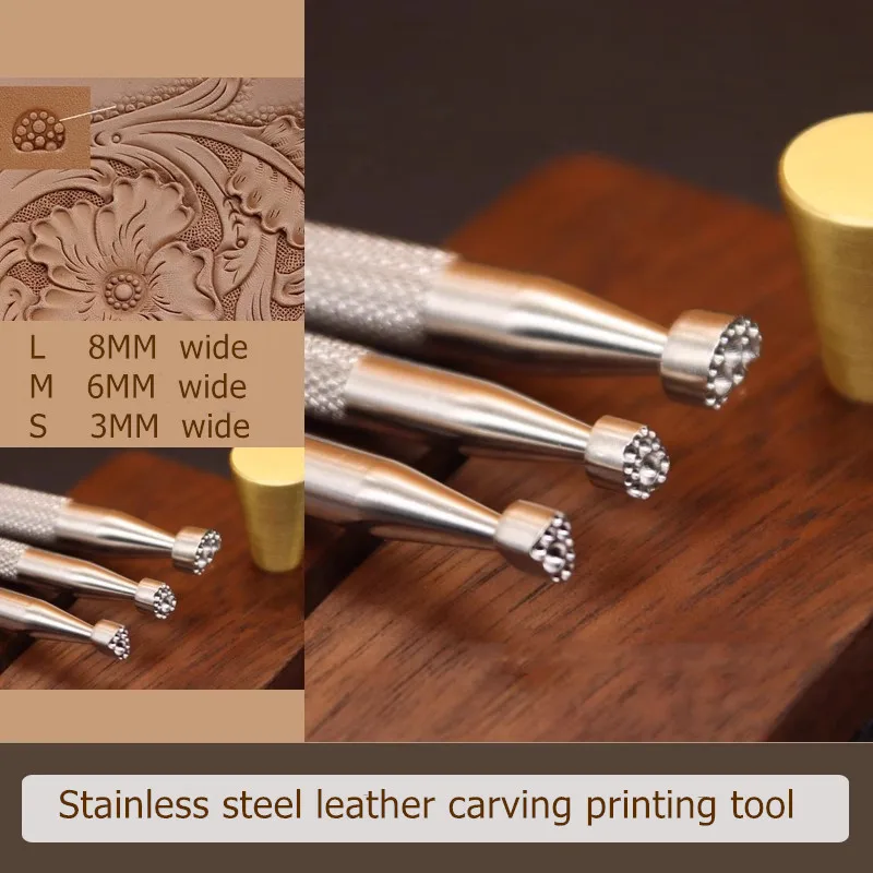 304 Stainless Steel Pearl Fish Scale Stamp 0.12