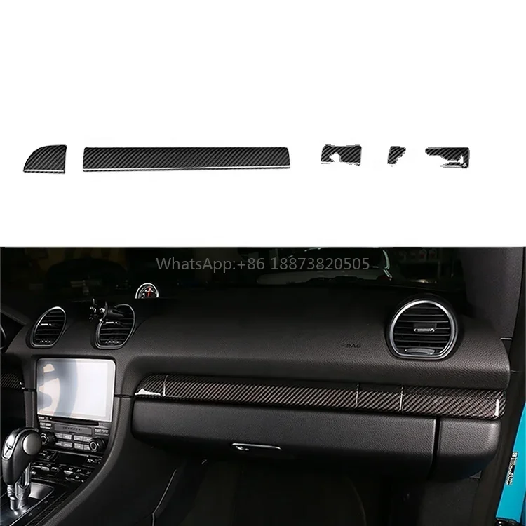 718 LHD Carbon Interior Kits trim Real Dry Carbon For Porsche 991 718 2016-2018