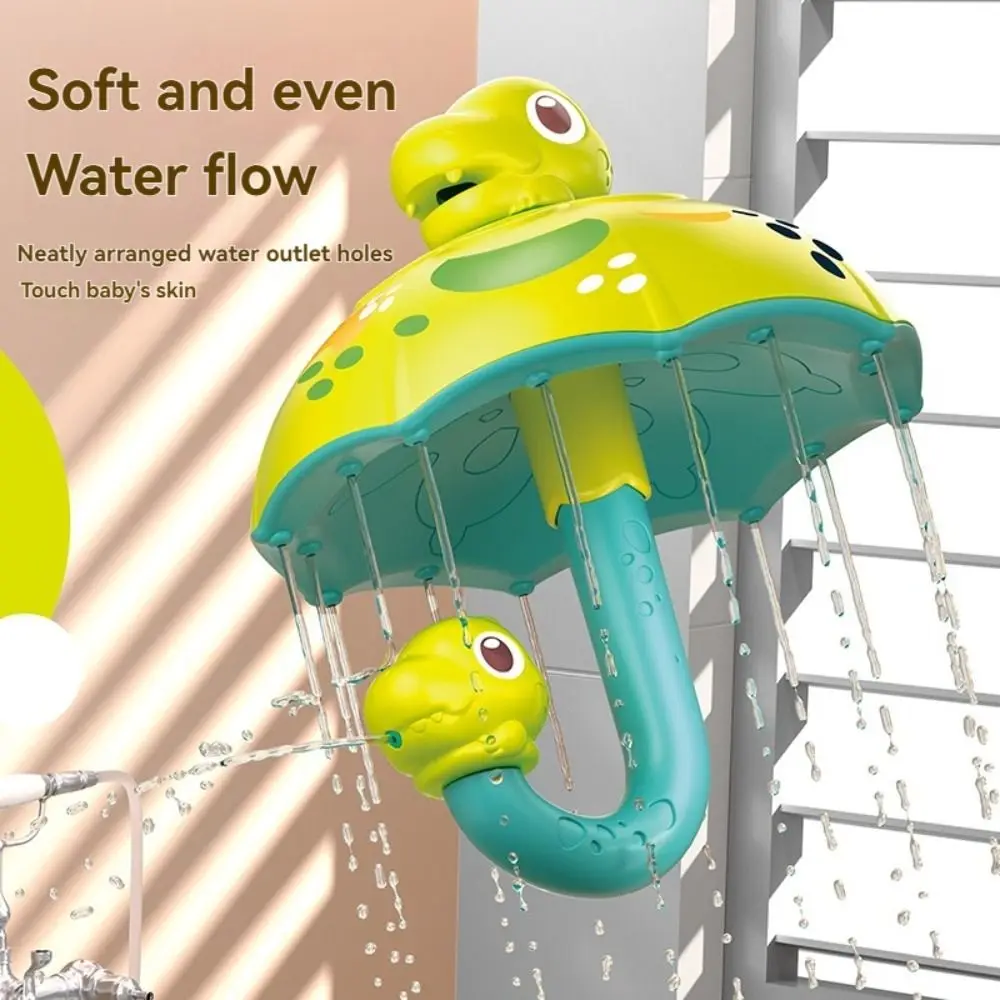 

Cartoon Dinosaur Umbrella Shower Toys Creative Funny Swimming Water Toys Cute Rotatable Toddler Bath Toys Bathroom