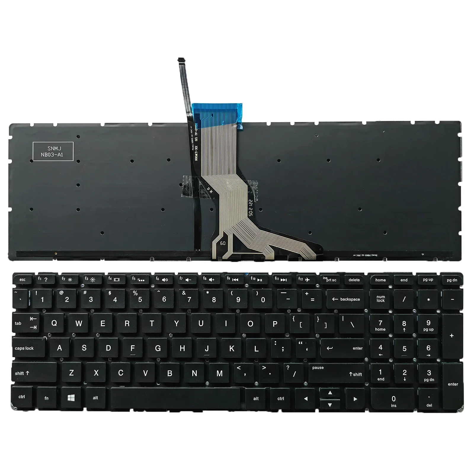 

US Laptop Keyboard for Hp Pavilion 15-ab 15-ab000 15-ab100 15-ab200 Q159 C122 Q172 Q173 Q174 I125 Q162