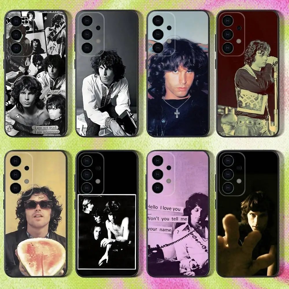 

The Doors Jim M-Morrison Phone Case For Samsung S25,S24,S21,S22,S23,S30,Ultra,S20,Plus,Fe,Lite,Note,10,9,5G Black Cover