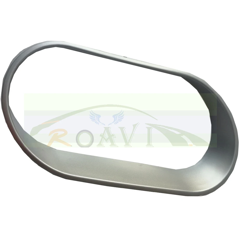 Roavia For Porsche Cayenne 2008-2010 Rear Exhaust Pipe Frame Cover Chrome Tail Throat Decor Panel Cap Hood Protector Lid Garnish