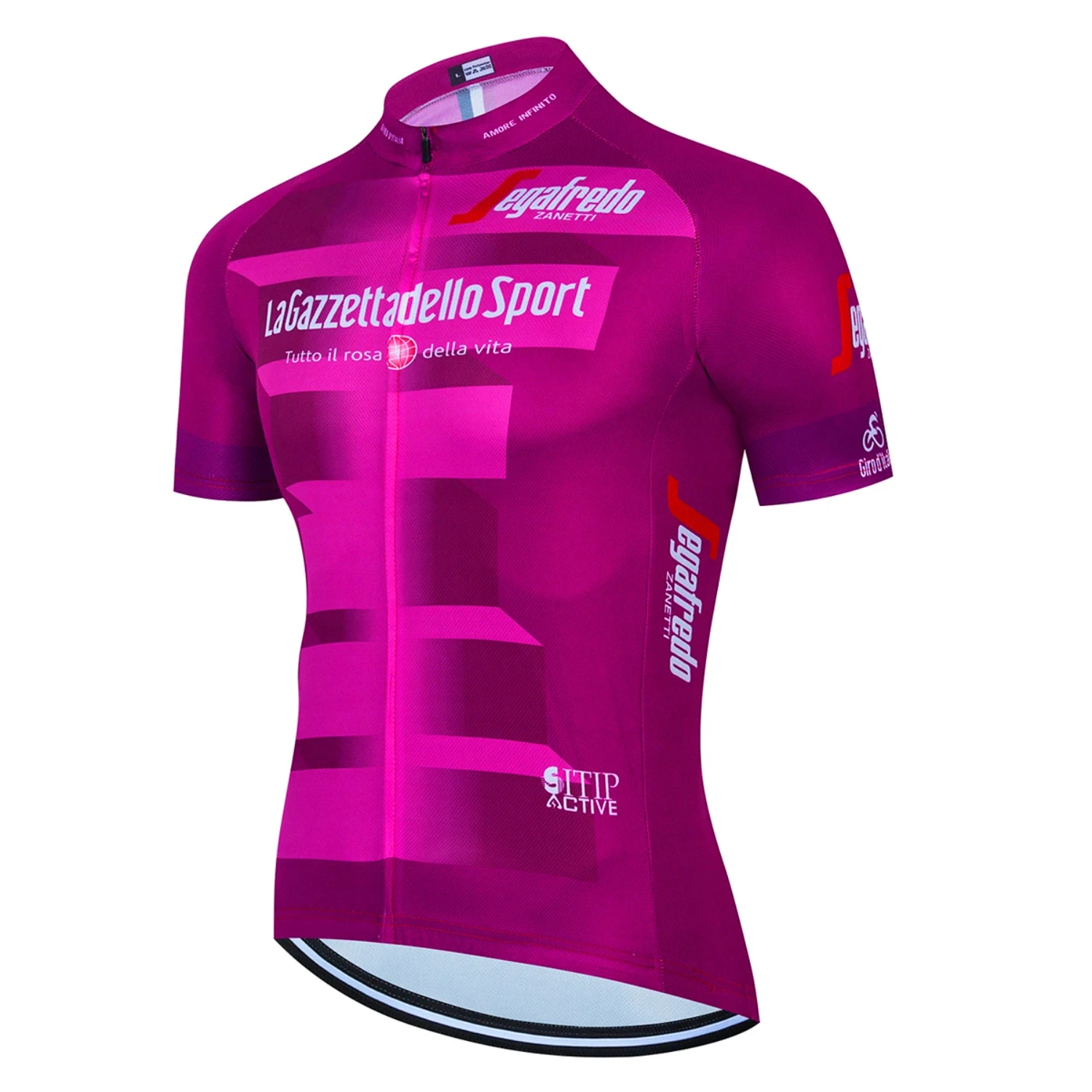 Purple Tour De Italy DITALIA Cycling Jersey Men Breathable Cycling Jerseys Pro Team Summer Short Sleeve Cycling Clothing Cycling