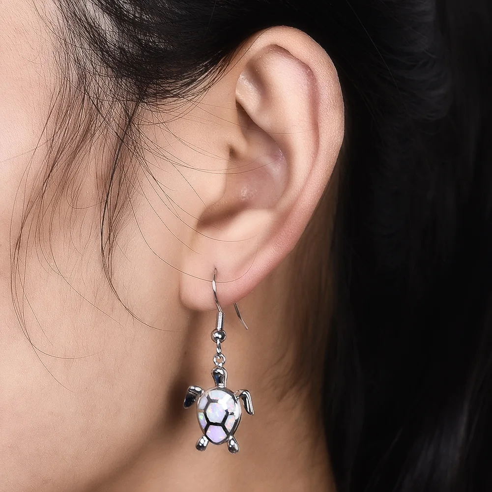 Cute Mini Turtle Stud Earrings for Women Ocean Marine Animal Tiny Ear Studs Fashion Daily Jewelry Gift