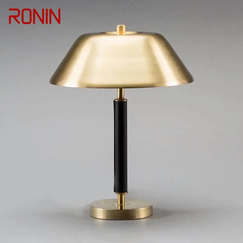 

RONIN Nordic LED Dimming Desk Light Modern Vintage Simple Bedside Gold Table Lamps for Home Living Room Bedroom Decor