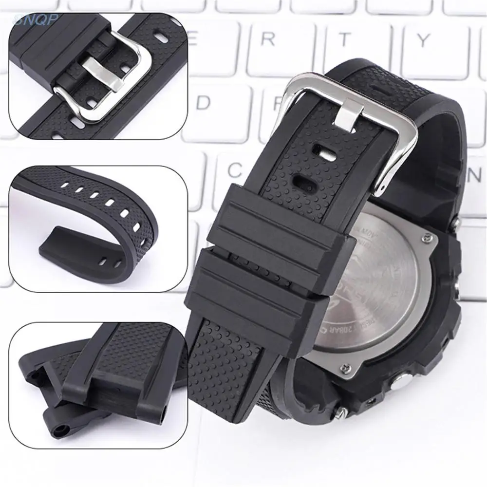 カシオ用レジンカモウォッチストラップ,男性用ラバーリストバンド,GST-W300,w300g,GST-S300,s210b,s110,GST-W110, GST-W110, GST-W110