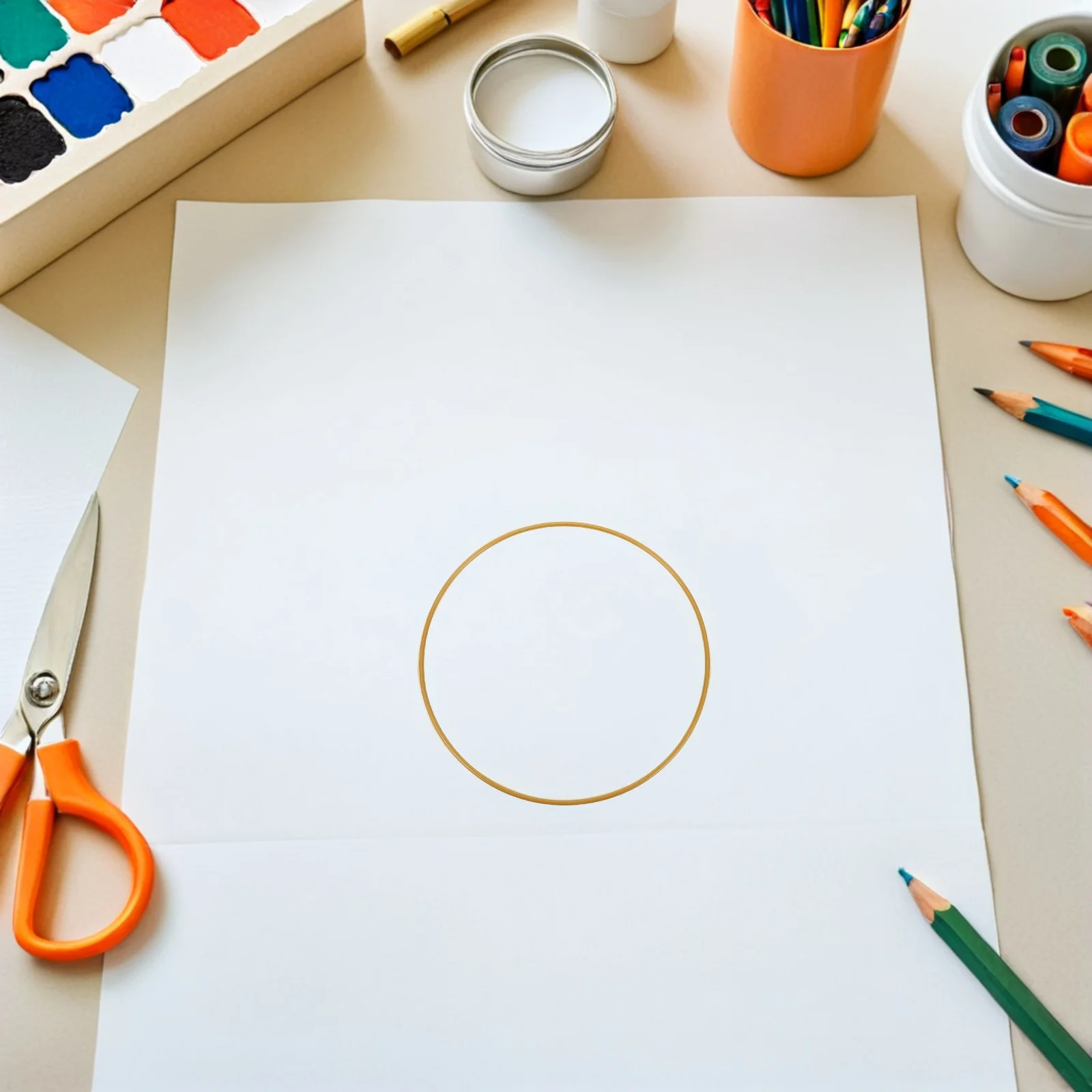 

10pcs Metal Ring For Crafts 5.89"/15Cm Gold Hoop Wreath Frame Diy Dreamcatcher Base Floral Arrangement Boho Wall Decor Wedding