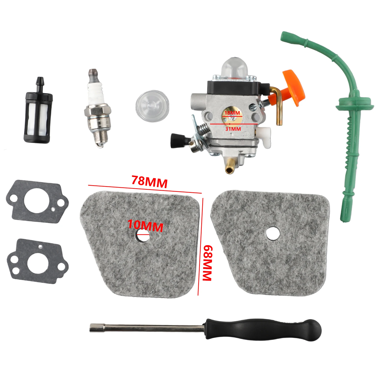 

FS90R Carburetor for FS87 FS90 For FS100 Compatible with FS90K For FS100RX FS110R Models for Trimming Applications