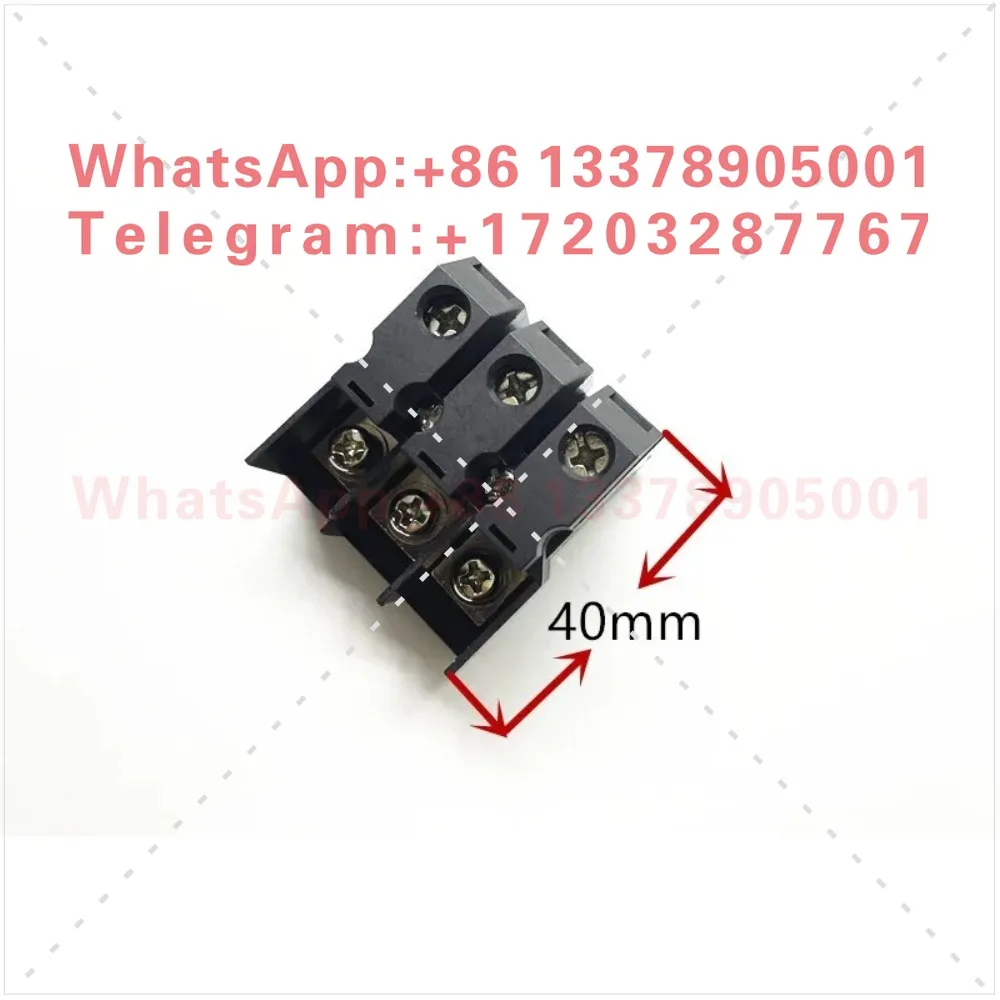 1PCS  Photovoltaic inverter new energy 2P3P terminal block high current 5-position 7-position spacing 12.7mm brass 60A