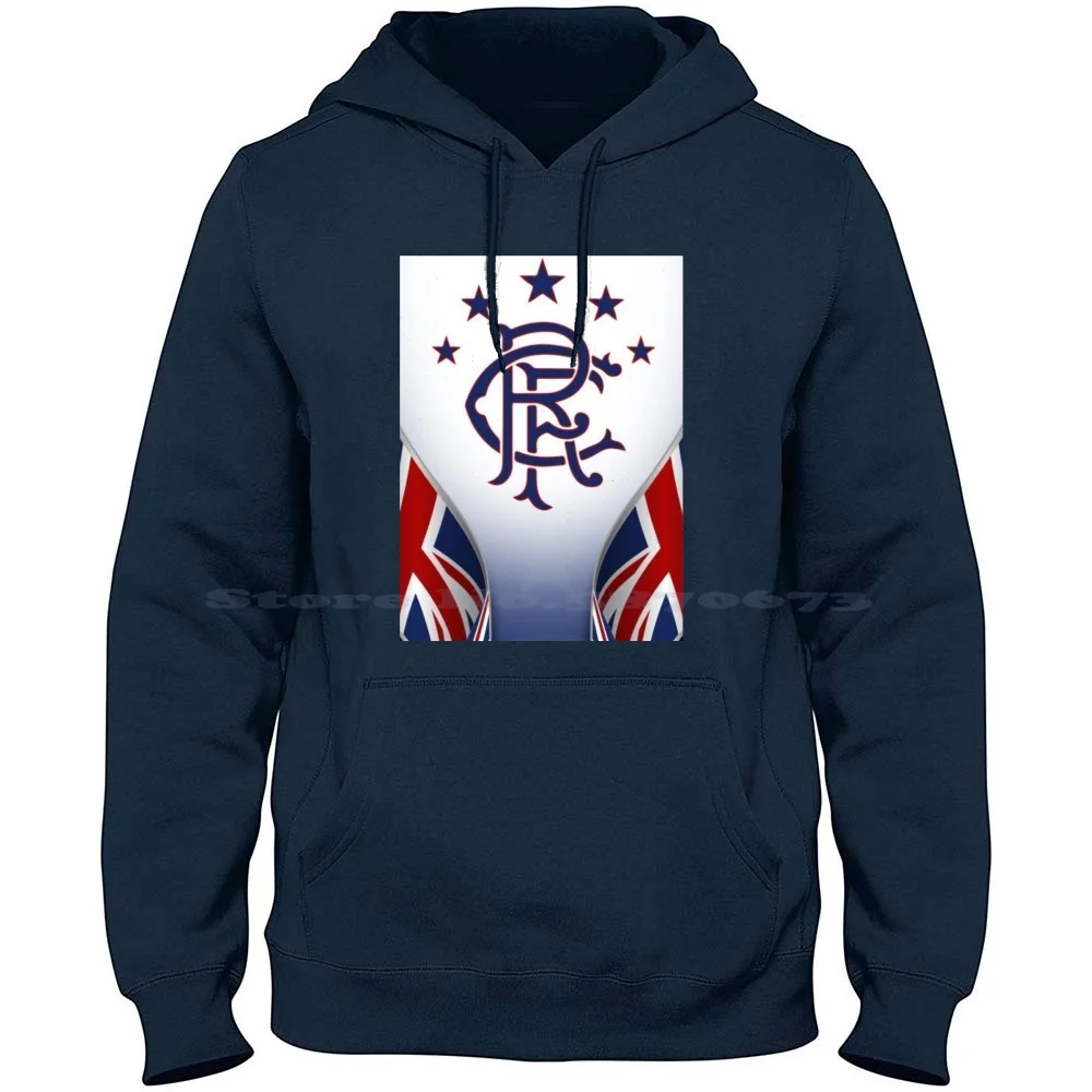 Rangers Union 100% Cotton Hoodie Royale Rangers Rangers Vs Union Saint Gilloise Union Rangers All Goals Union Rangers