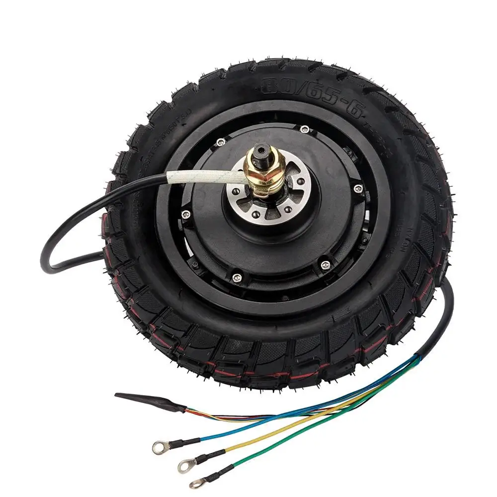 AliExpress 10 Inch Electric Motor Powerful Electric Scooter Hub Motor Disc Brake Brushless Vacuum Tire E-Bike 48V1500W 52V1600W 60V3000W