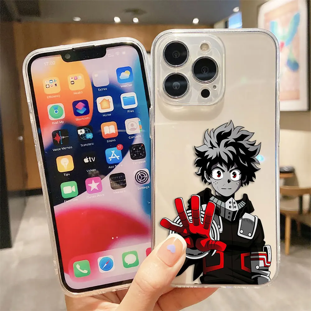 كاريكاتير بطلي a-الأكاديمية مخصص صور جراب هاتف ل ممن لهم رينو 5 2F 2Z 6 6Z 7 7Z 8 8T 10 11 11F 12 12F 13 13F برو حافظة شفافة