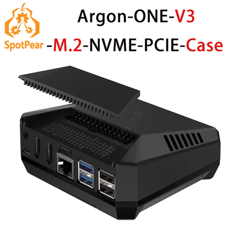 Argon ONE V3 M.2 NVME Case For Raspberry Pi 5 PCIe To SSD