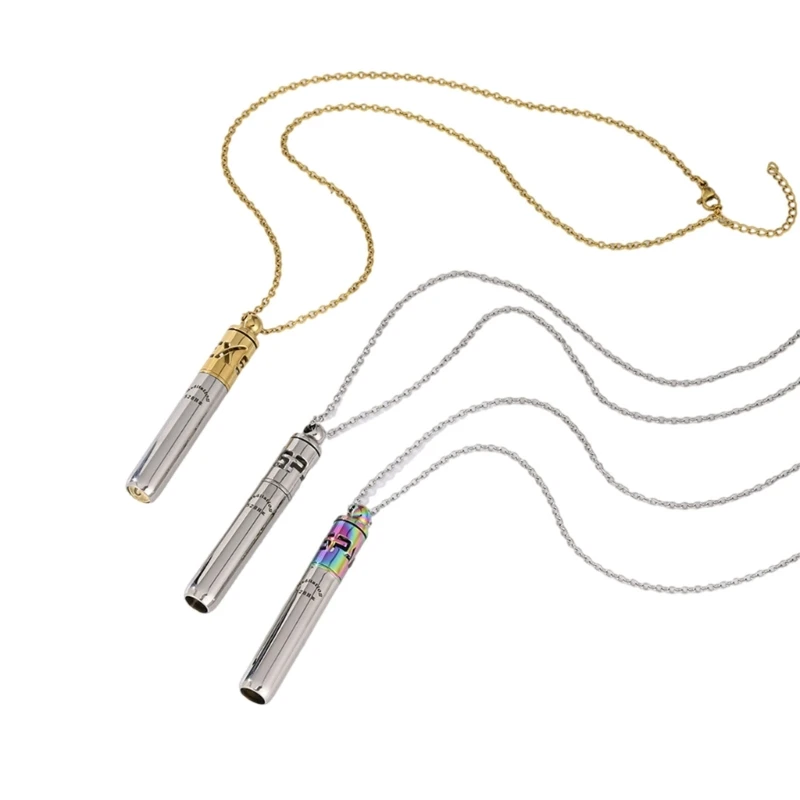 

Holistic Wellness Stainless Steel Materials Necklace Features Aromatherapist And Breath Guides Daily Use Dropship