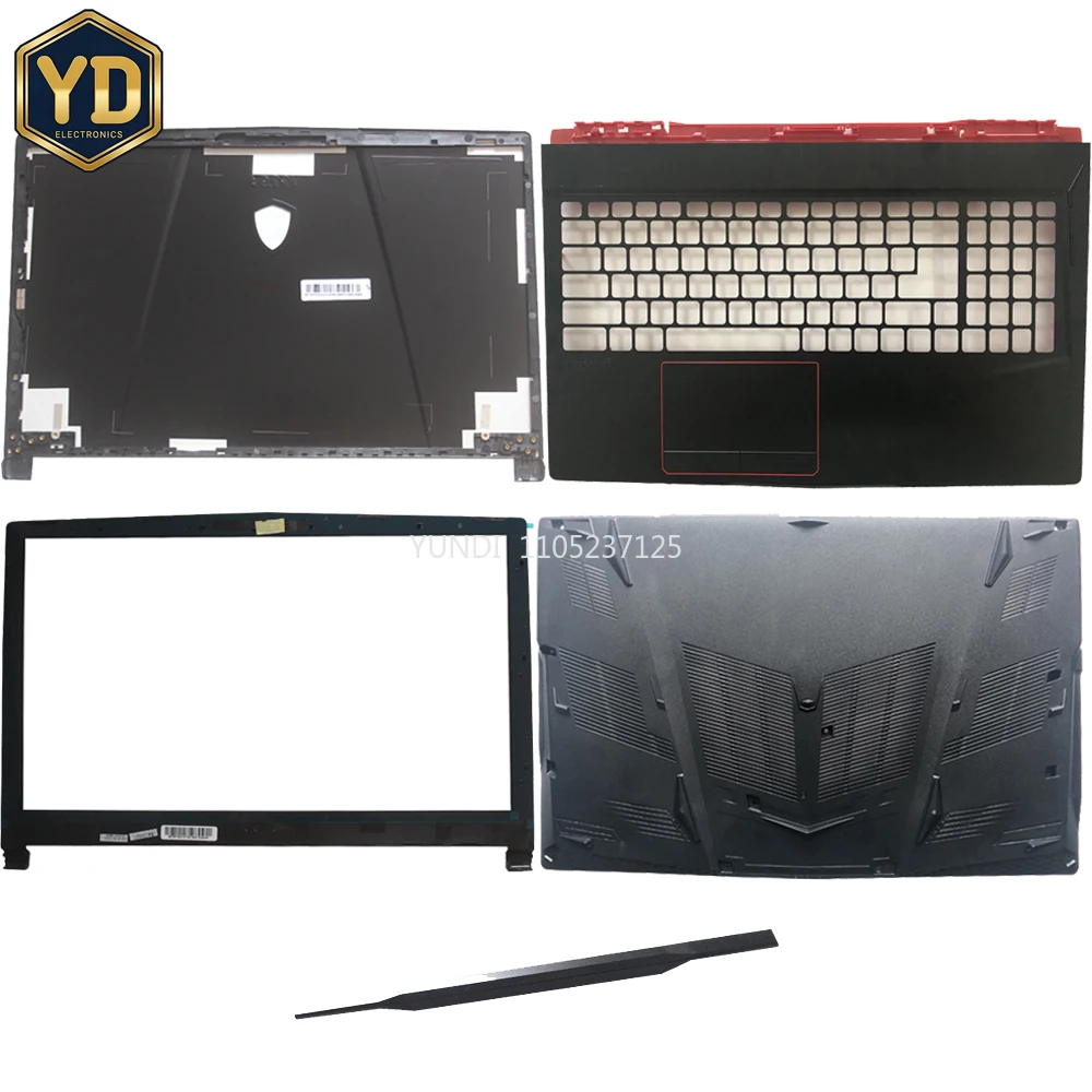 

YD New For MSI GE63 GE63VR MS-16P1 MS-16P5 Laptop LCD Back Cover/Bottom Base Case/Hinges