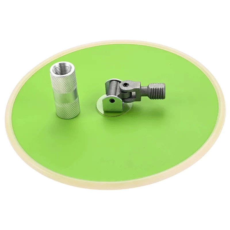 ABAH-Drywall Pole Sander 9" Aluminum Alloy Hook And Loop Replacement For Painting Prep Wall Polishing Radial Round Sanding Tool