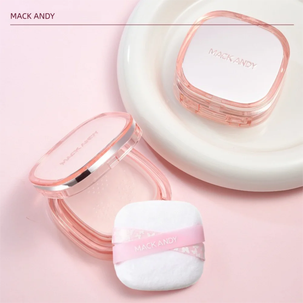 3-Farben-Lose-Puder für das Gesicht, langlebig, wasserdicht, leichte Luft, loses Pulver, aufhellendes Ölkontroll-Make-up-Einstellungspuder