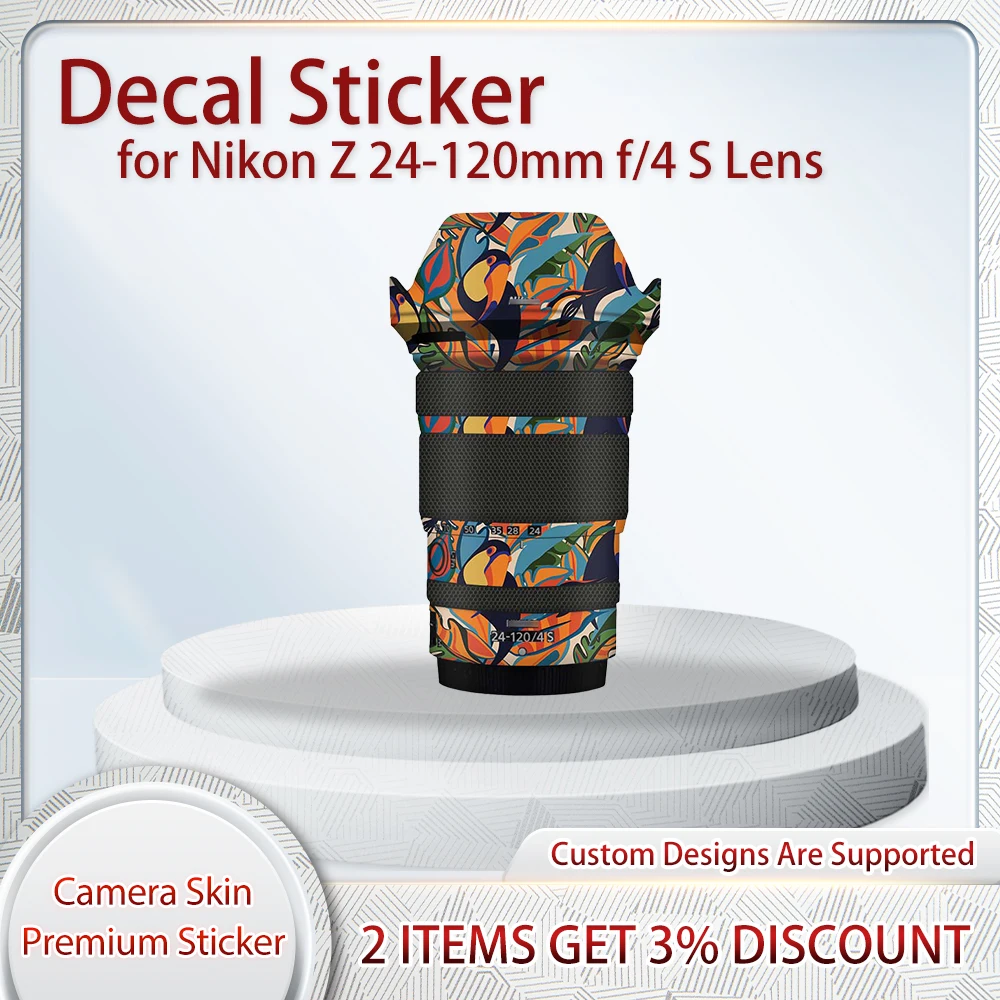 

Для Nikkor Z 24120F4S скины объектива Z24120F4S защитная пленка наклейка на кожу обертка крышка для Nikon Z 24-120 мм f/4 S наклейка на объектив