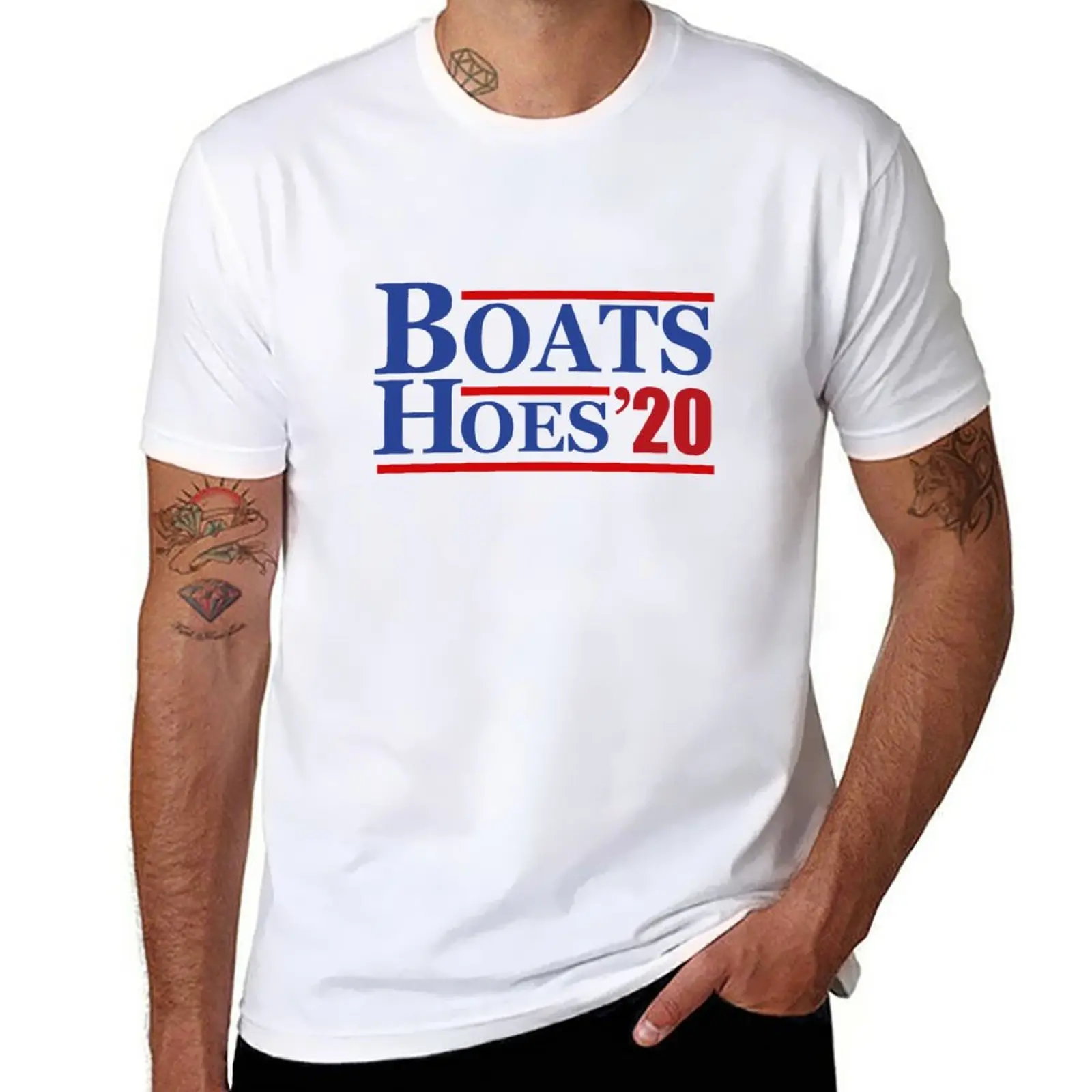 New Boats and Hoes 2020 T-Shirt T-shirt for a boy vintage clothes tops men clothings