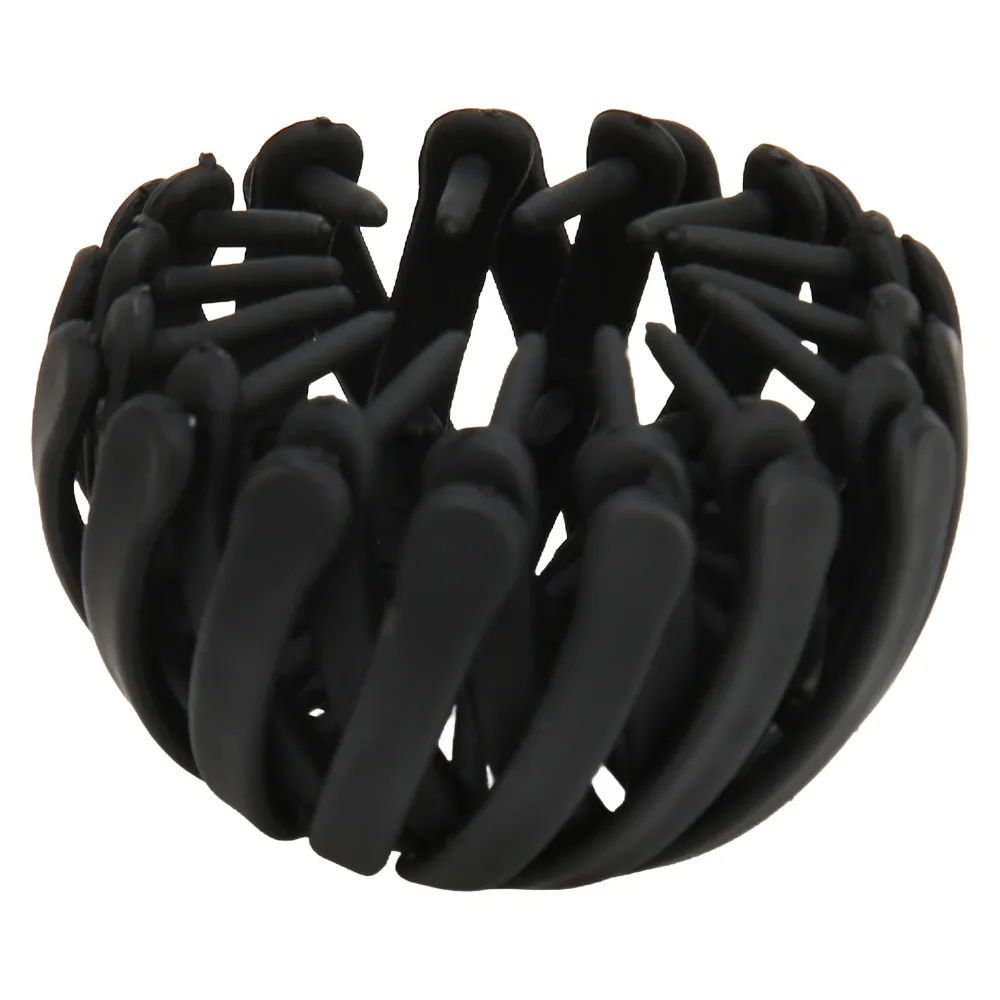 4pcs Plastic Ponytail Hair Clip Elegant Strong Grip Expandable Hair Claw Simple Stylish Ponytail Claw Clip Daily Use