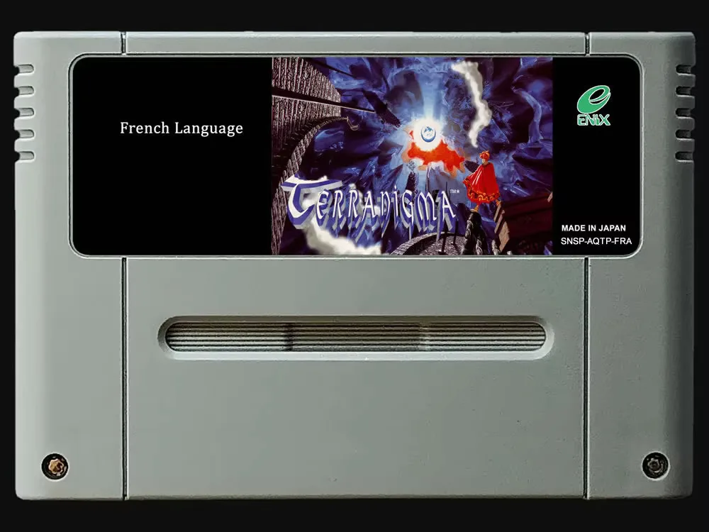 16Bit Games ** Terranigma ( French Language!! PAL version!! )