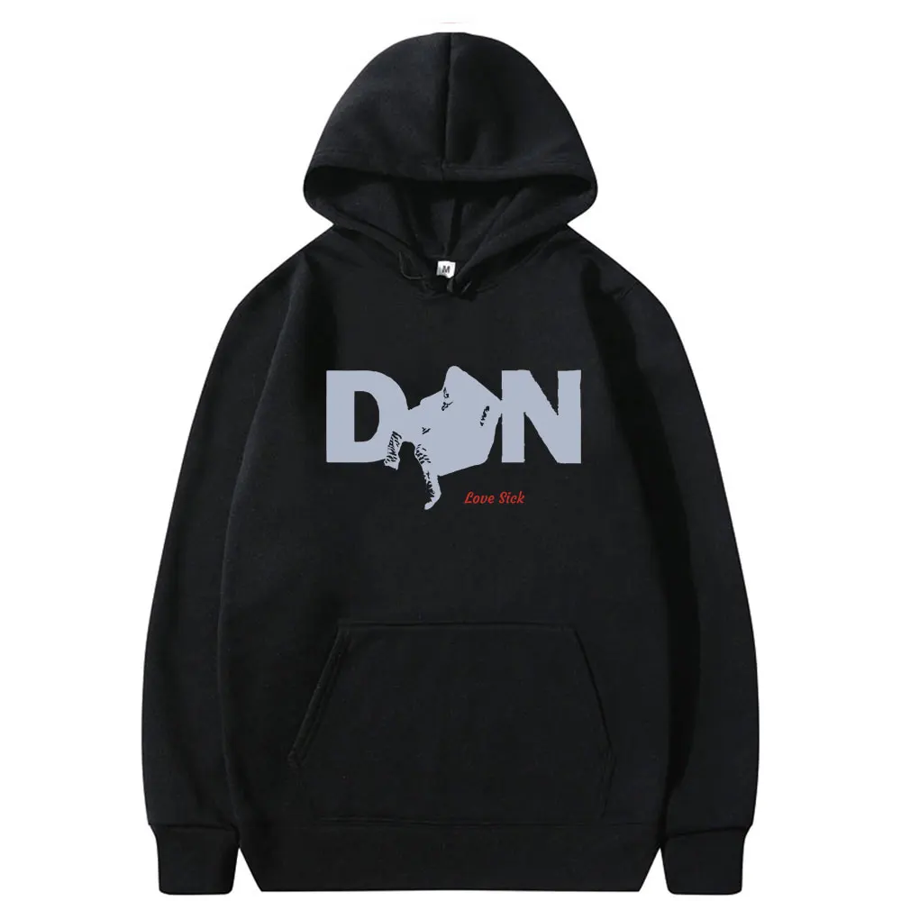 

Rapper Don Toliver Love Sick Graphic Print Hoodie Men Women Hip Hop Vintage Sweatshirt Men's Streetwear Male Oversized Hoodies