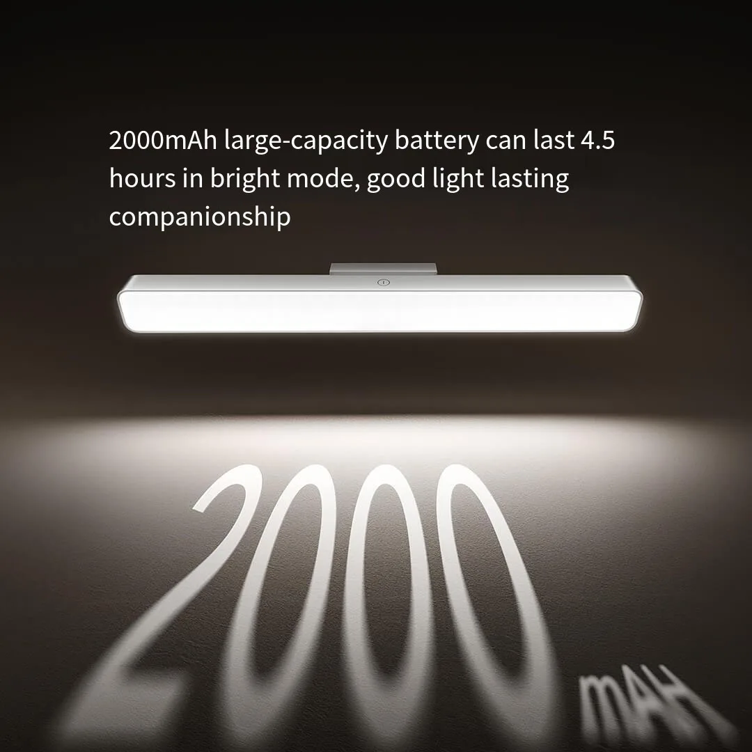 Mijia Xiaomi الذكية المغناطيسي القراءة مصباح LED لمبة مكتب 2000mAh نوع-C قابلة للشحن اللمس يعتم مصباح الامتزاز غرفة نوم الخفيفة #4