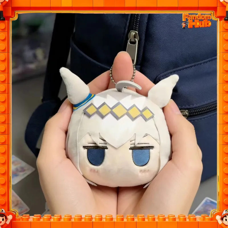 Uma Musume Pretty Derby Oguri Cap Plush Keychain Cute Q Version Round Soft Doll Stress Relief Pendant Bag Decoration Anime Fans