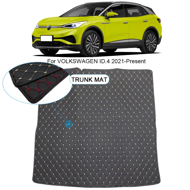 

Custom Car Trunk Main Mats Waterproof Anti Scratch Non-slip Protect Cover For VOLKSWAGEN ID.4 2021-2025 Internal Accessory