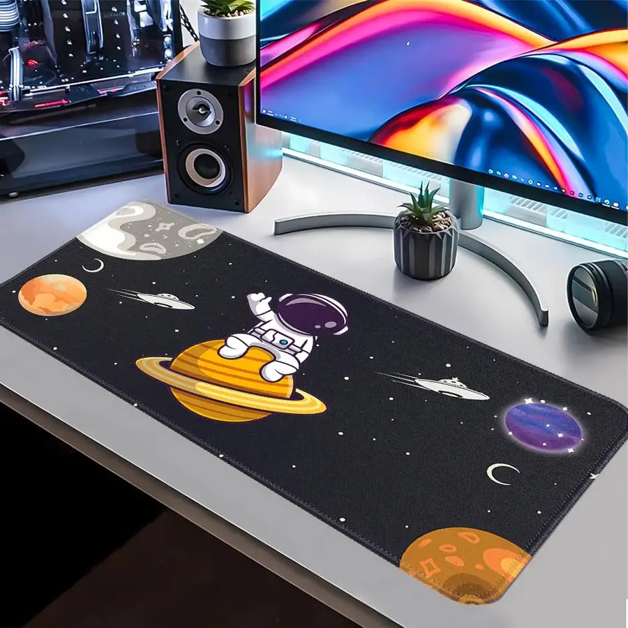 Mouse Pad Keyboard Mouse Pad Game Console Pad Desk accessories Computer Laptop Pad office Pad Anti slip Space Astronaut