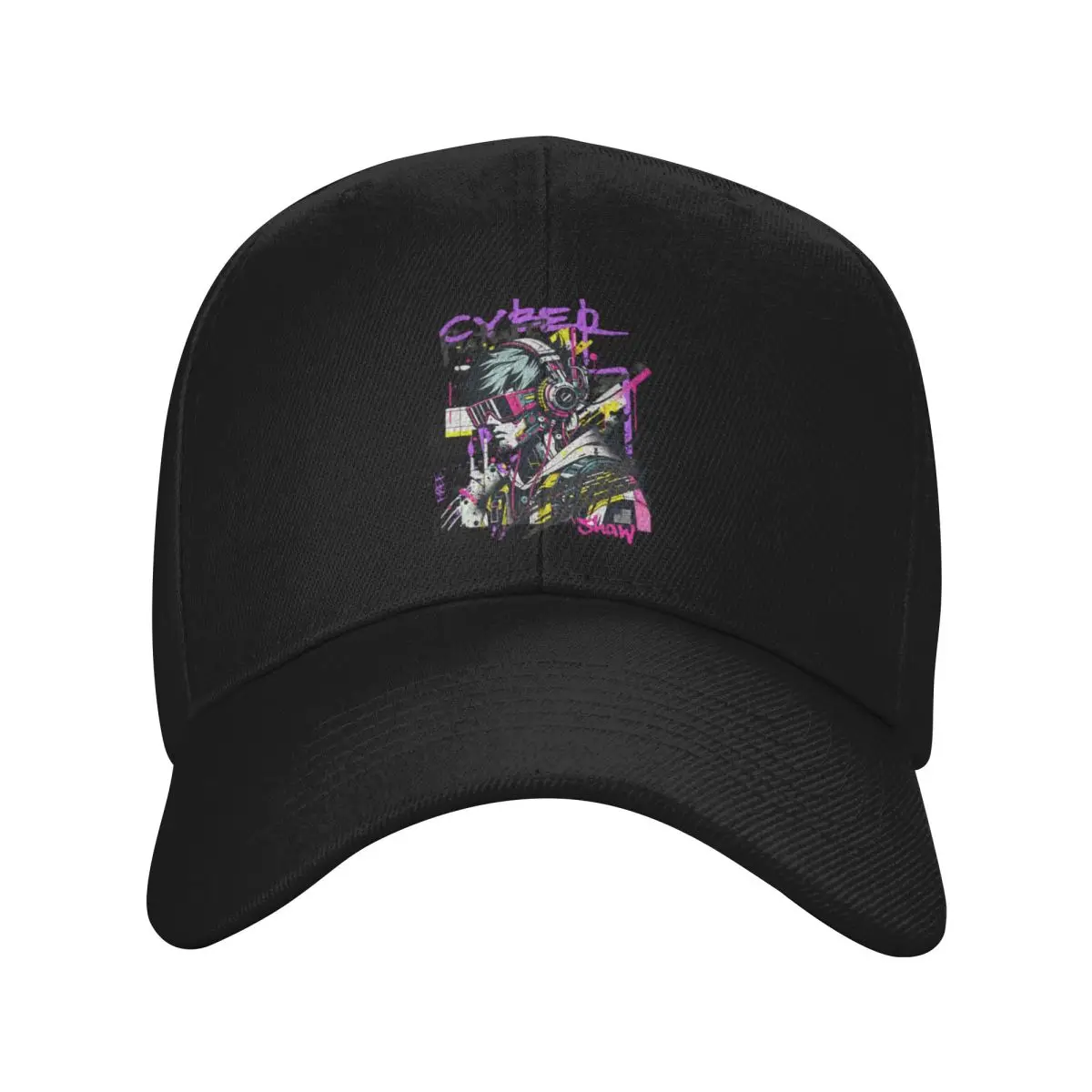 Fashion Cyber Future Streetwear baseball cap Denim Baseball Cap Cap For Women