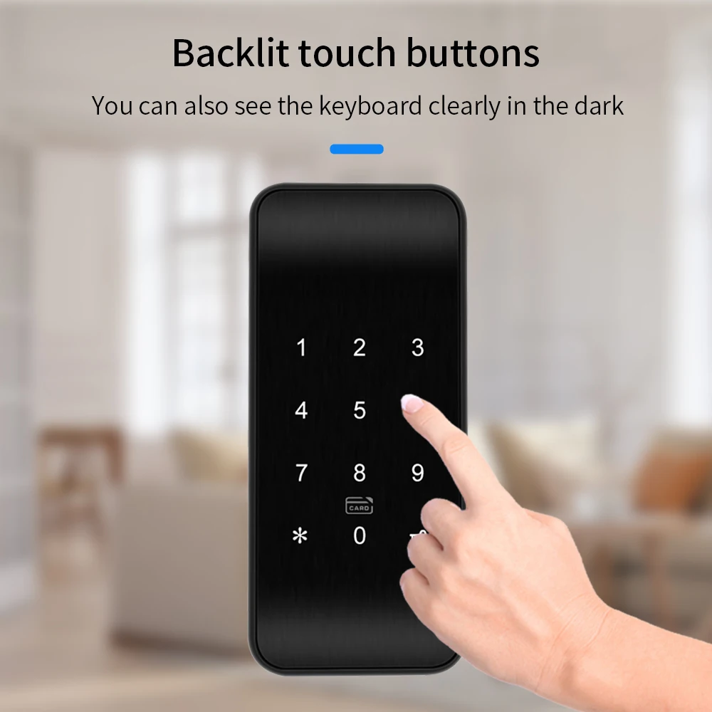 TTLOCK APP furniture Cabinet lock 13.56Mhz IC Card Smart lock To Easy Access Control Keypad Phone/RFID/Card Password/NFC Unlock