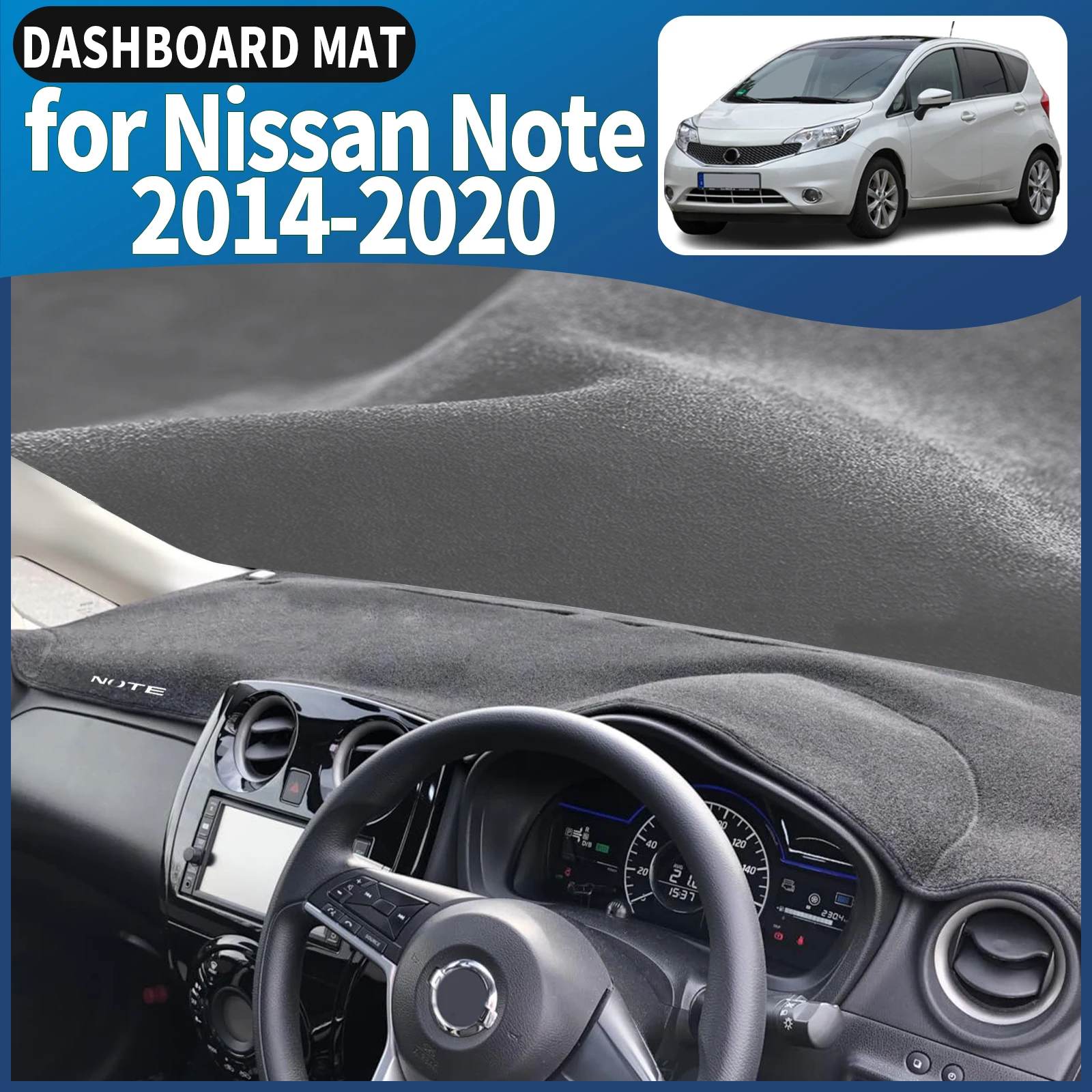 

fit for Nissan Note E12 2014 2015 2016 2017-2020 Car Dashmat Dashboard Cover Pad DashMat Sunshade Accessories Protective Carpet