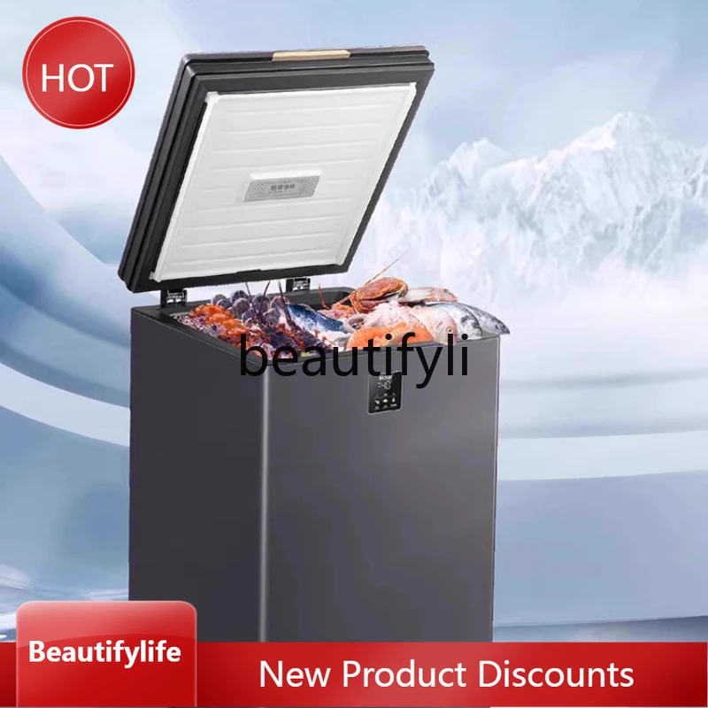 

A61 Household Small 100/142/200L Ultra-Low Temperature -40 Degrees Full Freezer Level 1 Frost-Reducing Refrigerator