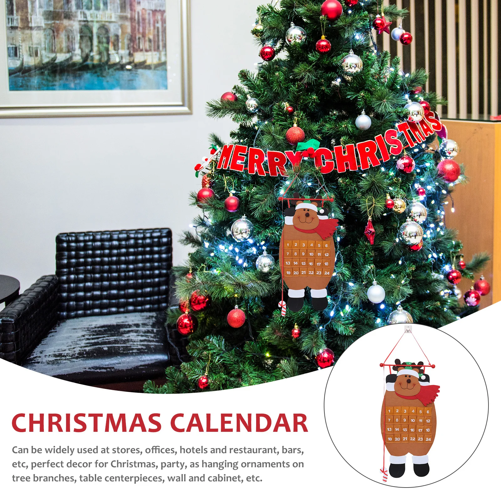 

Christmas Tree Pendant Party Decor Small Ornaments Popularity Holiday Decorative Calendar Reindeer Pendants