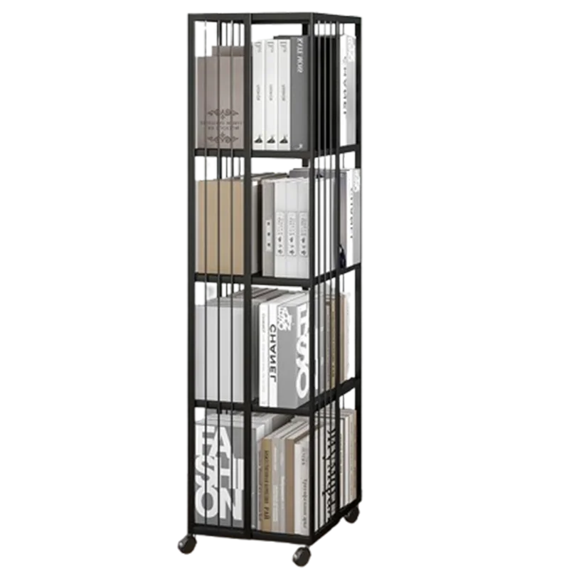 For Portable Lrotating Bookcase Stand Rotary Norma Rotating Bookcase House Storage Estantes De Almacenamiento Home Decor Luxury