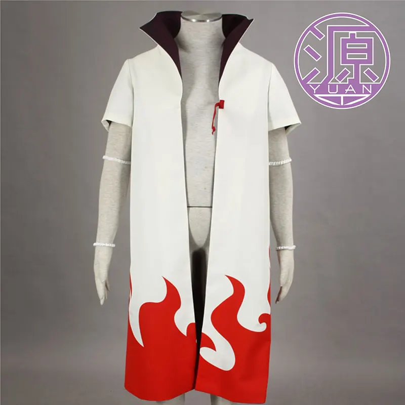 

Anime Uzumaki Namikaze Minato Cosplay Cloak Top Long Coat Halloween Carnival Party Suit