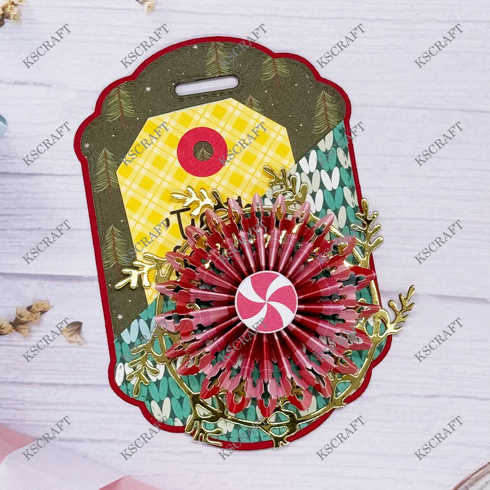 KSCRAFT Shabby Chic Tags Cutting Dies Stencils for DIY Scrapbooking Decorative Embossing DIY Paper Cards