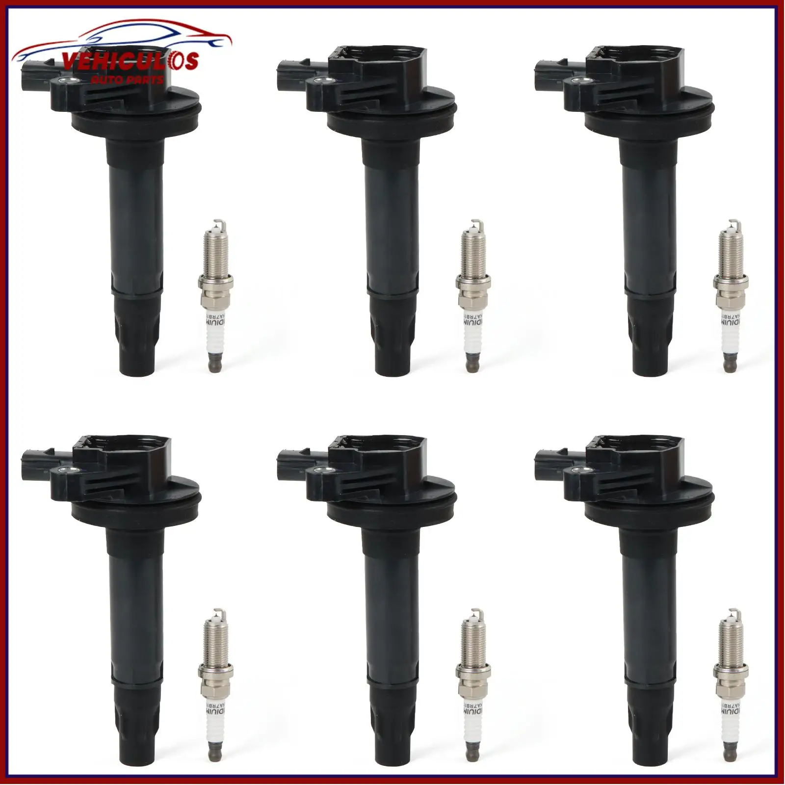 

UF553 V6 Ignition Coils & Iridium Spark For Ford Lincoln Mazda 3.7l 3.5l Wear Parts Ignition System Ignition Coil