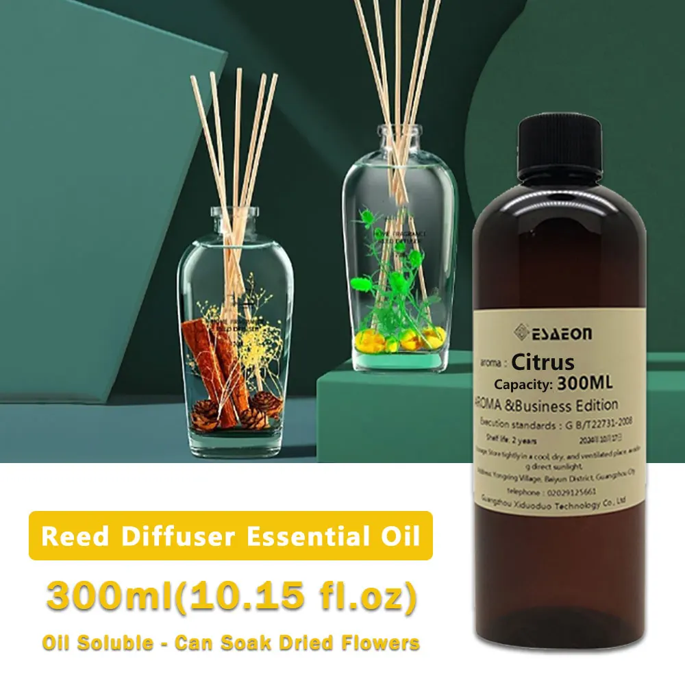 ESAEON 300ml(10.15 fl.oz) Westin White Tea/Citrus Essential Oil, For Reed Diffuser & Flameless Aromatherapy & Waterless Diffuser