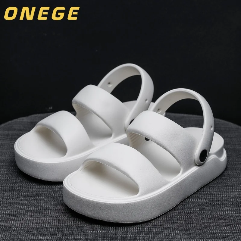 زوج من الصنادل الرجالية، ملابس خارجية رياضية عصرية جديدة قابلة للتنفس للرجال في الصيف، غير قابلة للانزلاق، مقاومة للاهتراء، نعل ناعم، أحذية شاطئ رائعة للقيادة #6