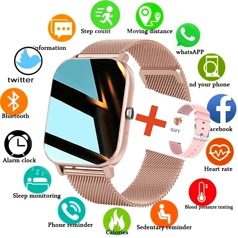 GT20 Bluetooth Call Smart Watch Man 1.69 inch Full Touch Screen Fashion Watch Blood Pressure GPS Sport Smartwatch Men For xiaomi