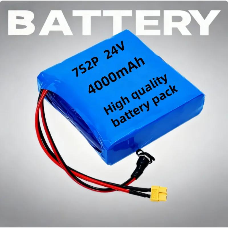 

Replacement 24V 3000mAh 7S2P 18650 Lithium Battery Pack with BMS PCB Board for Self-Balancing Unicycle Safe and Durable 3Ah