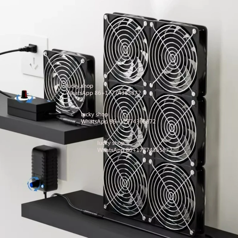 

No Punching, High Air Volume, Heat Dissipation, Exhaust Fan, 12CM Multifunctional Ventilation Fan, Adjustable Speed and Silent