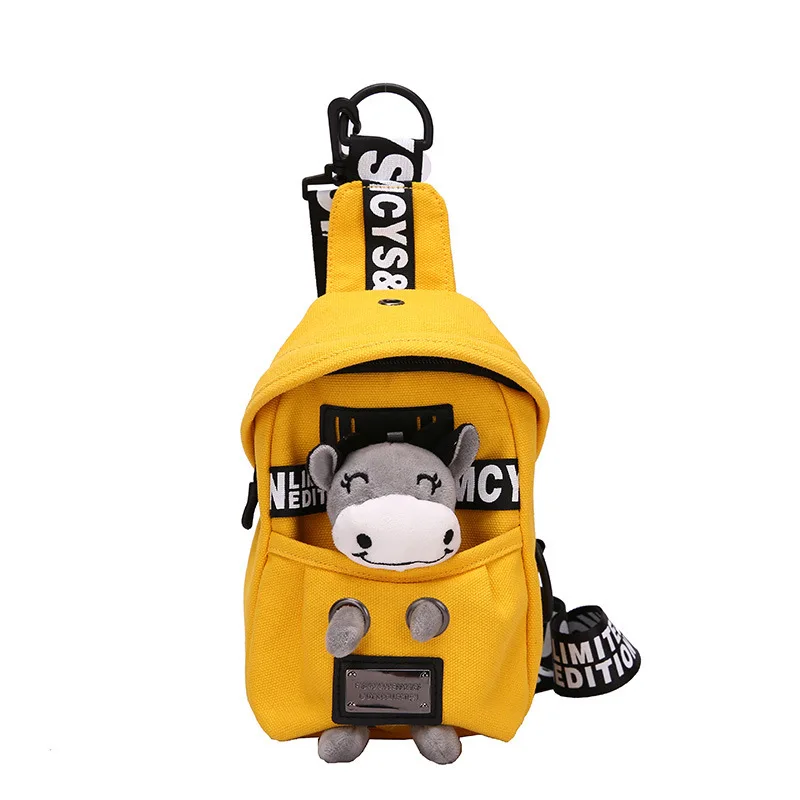 Tas Anak Lucu Tas Selempang Kanvas Serbaguna Wanita Tas Dada Dompet dan Tas Tangan Tas Ponsel Tas Anak Ibu untuk Anak Perempuanмка